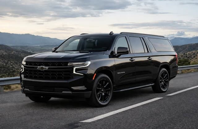 Black Chevrolet Suburban SUV